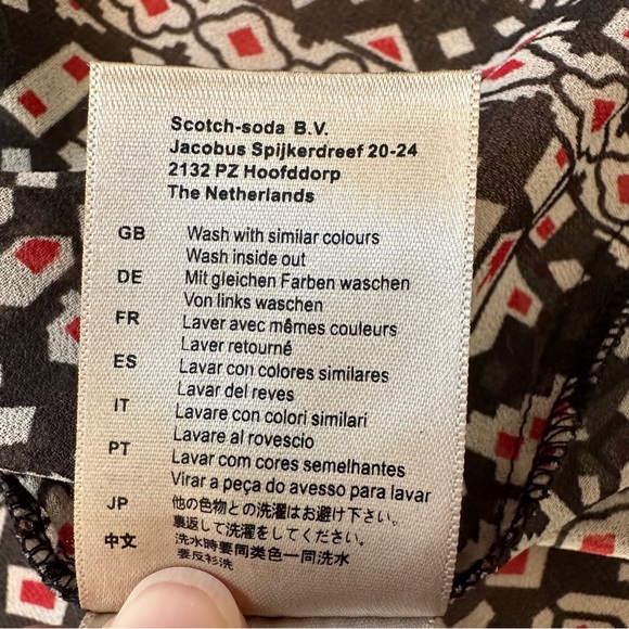 SCOTCH & SODA Printed Semi Sheer Top - Picture 10 of 13